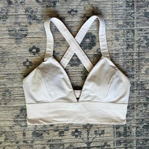 Lululemon Sweat Your Heart Out Bra - White - Size 8